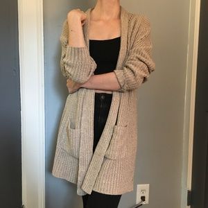 Small Tan Knit Cardigan